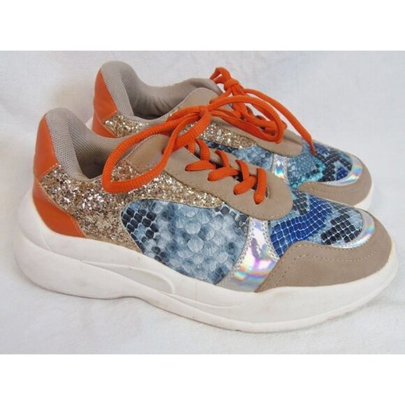 Torrid Multi Snake Sneaker Size 7(??) - Picture 3 of 12